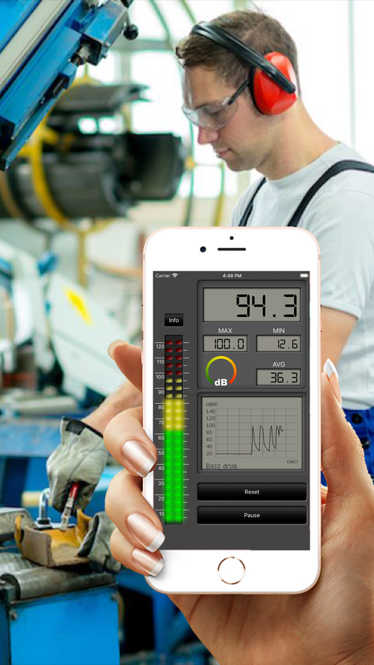 #4. Decibel Metre (Sound Meter) (iOS) 由: UniCom Technology