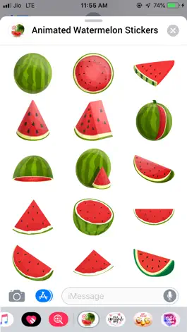 Game screenshot Animated Watermelon Stickers mod apk