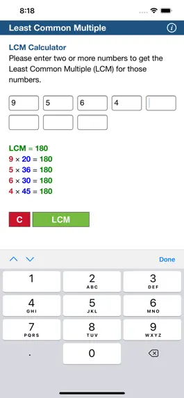 Game screenshot Least Common Multiple (LCM) hack