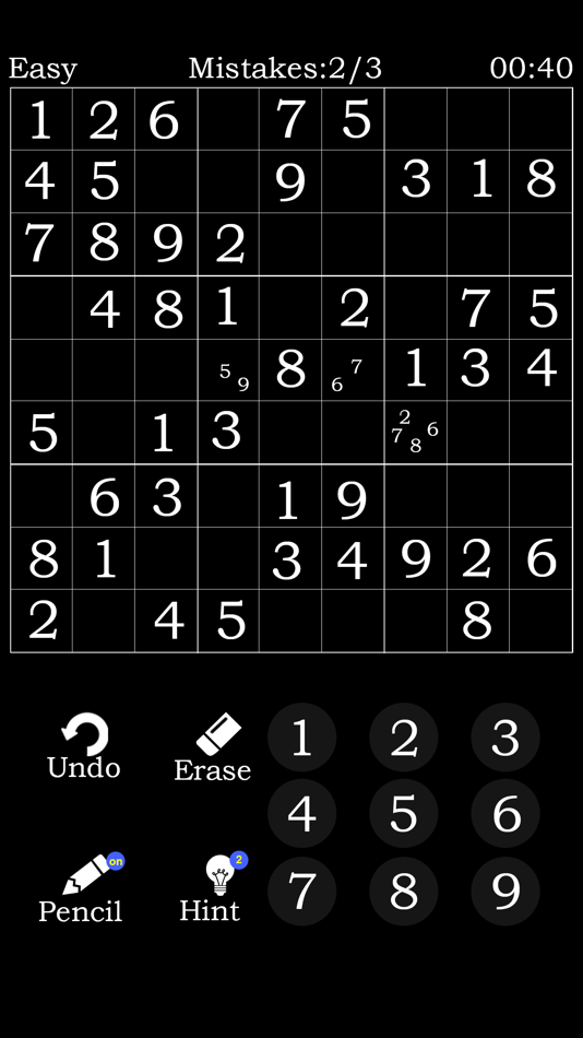 #4. Sudoku Number Puzzle Classic (iOS) By: Vijay Patel