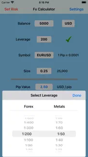 forex trade calculator iphone screenshot 4