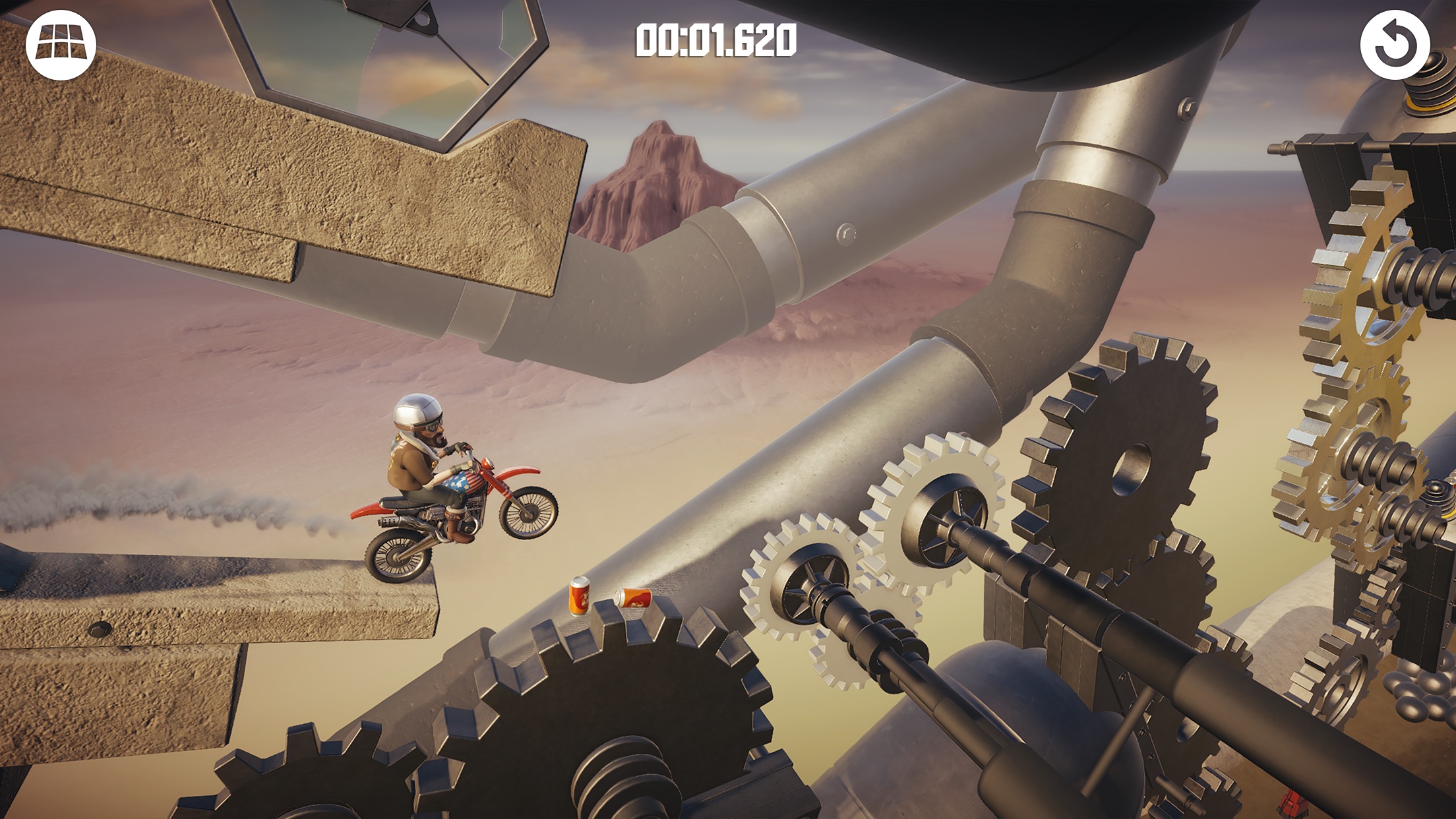 Screenshot do app Bike Baron 2