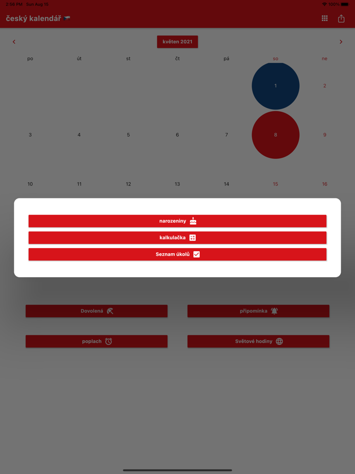 Český kalendář 2022