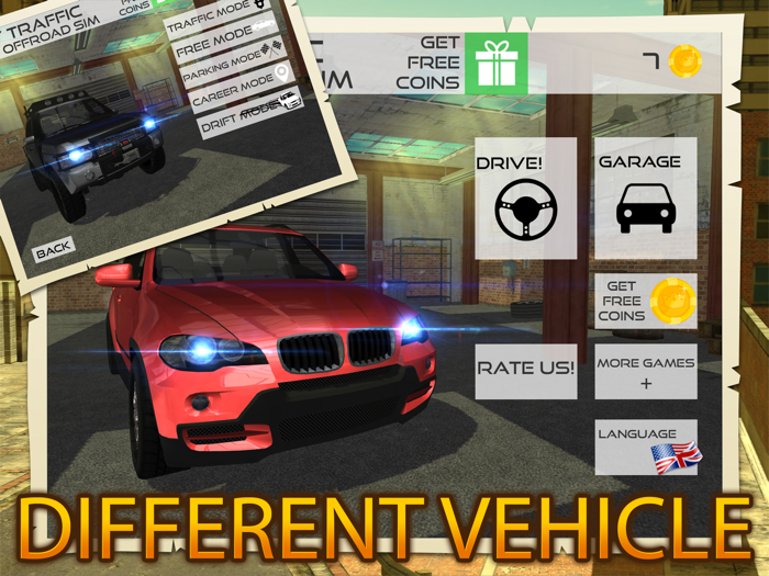 Offroad Jeep Vehicle Driving