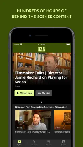 Game screenshot Bozeman Film Festival apk
