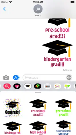 Game screenshot graduation stickers! apk