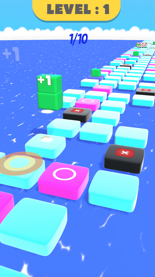 #1. Cube Stack Run - Bridge Hop (iOS) Podle: Yalcin Catar