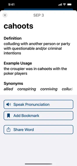 Game screenshot Daily Dictionary apk