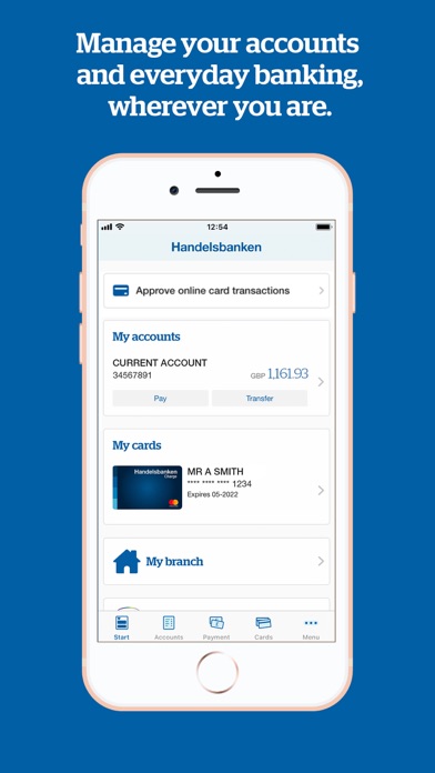 Handelsbanken UK – Individual Screenshot