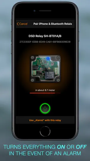 Captura de pantalla de Alarmi - The Mini Alarm System en iPhone 9