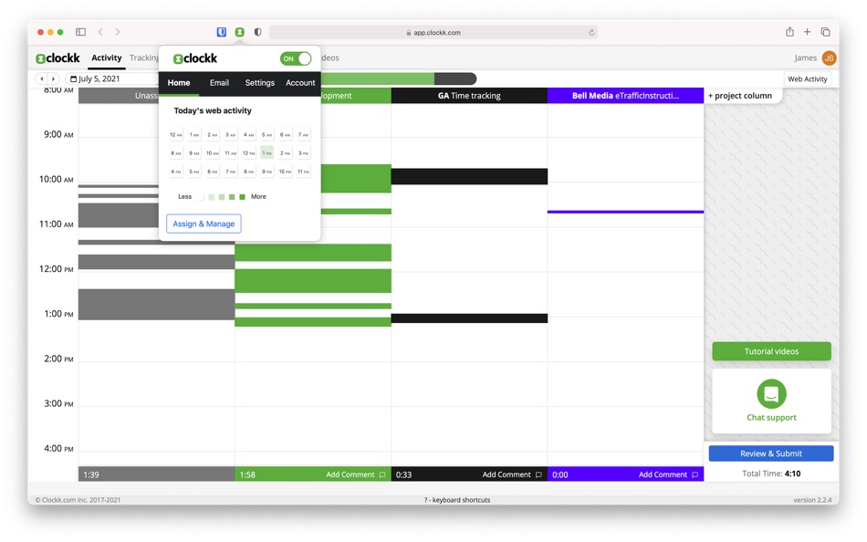 #1. Clockk Extension (macOS) 由: Clockk.com Inc.