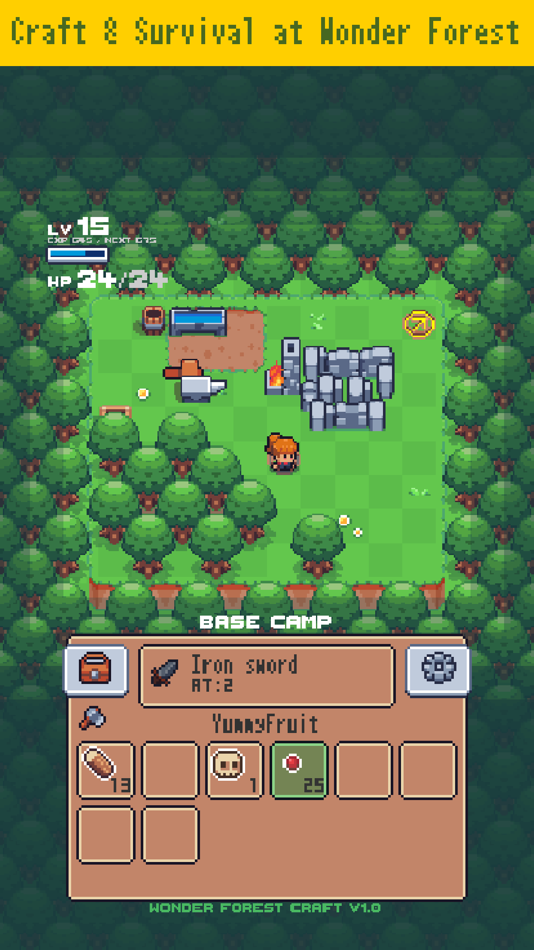 #1. Wonder Forest Craft (iOS) Oleh: HULABREAKS