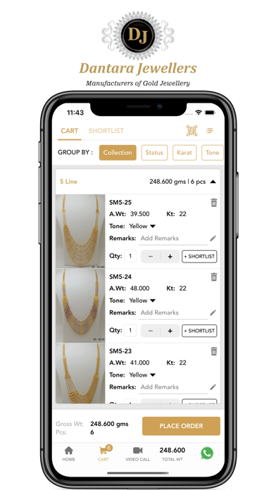 Dantara Jewellers Screenshot