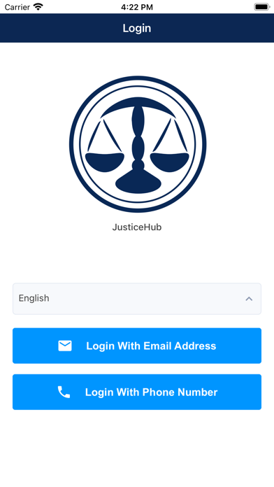 JusticeHub Screenshot