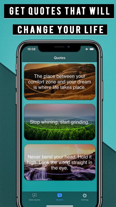 Daily Quotes - Phrases Status Screenshot