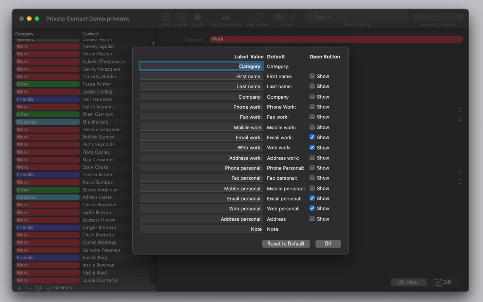 #4. Private Contact (macOS) 由: Roberto Panetta