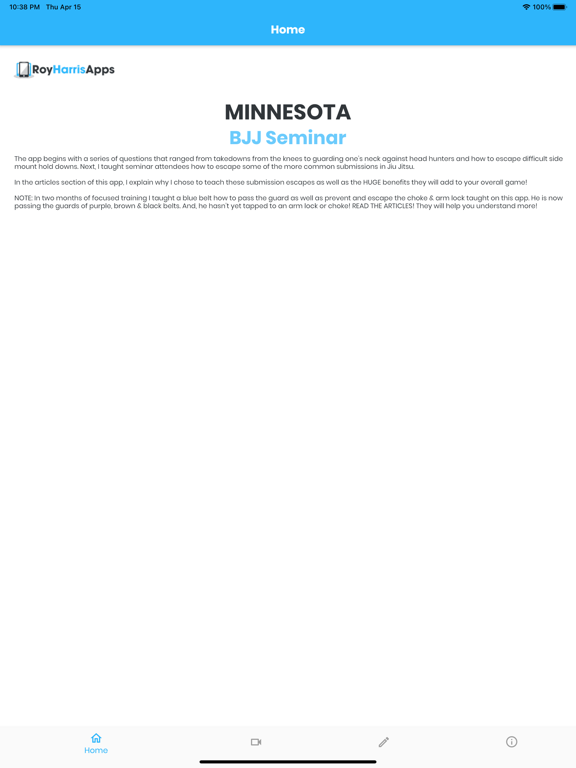 Screenshot #4 pour Minnesota BJJ Seminar