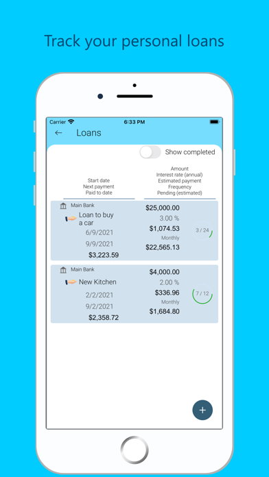 Saru - Expenses and Money Screenshot