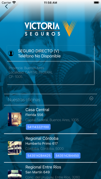 Victoria Seguros ASEGURADOS Screenshot