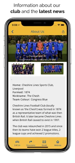 Game screenshot Cheshire Lines Football Club apk