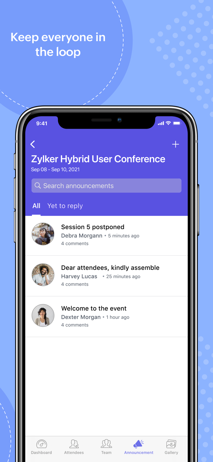 Zoho Backstage for Organizers