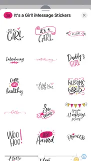 it's a girl! imessage stickers problems & solutions and troubleshooting guide - 1