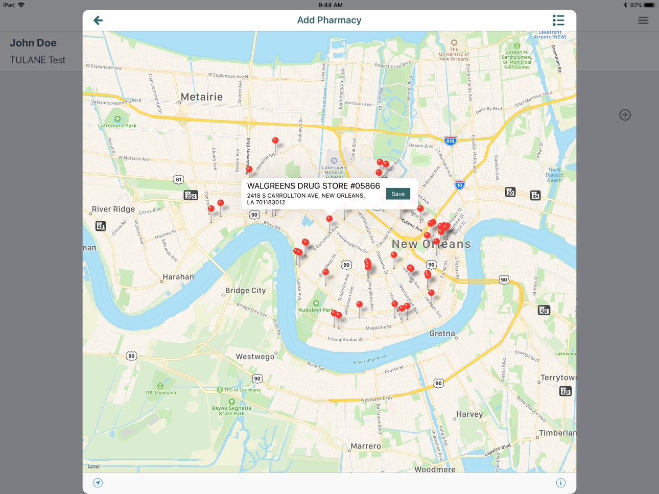 iPad screenshot