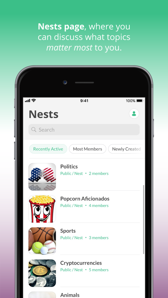 #2. TalkNest (iOS) By: Content Crafters LLC