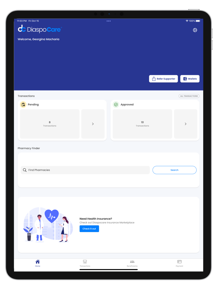 DiaspoCare - Supporter