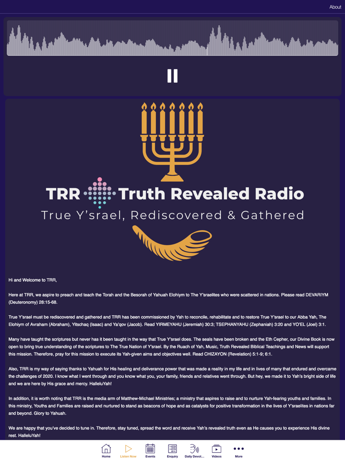 TRR-Truth Revealed Radio