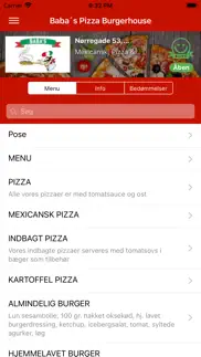 babas pizza burgerhouse iphone screenshot 1