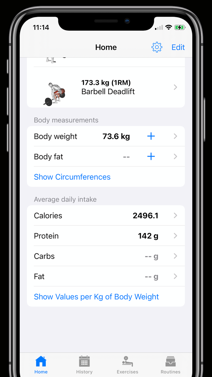 Fitness Logbook