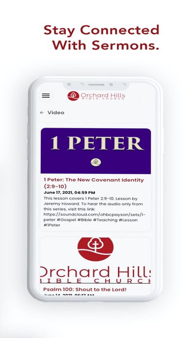 Orchard Hills Bible Church Screenshot