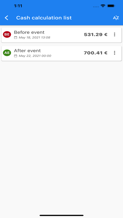 Euro Cash Calc Screenshot