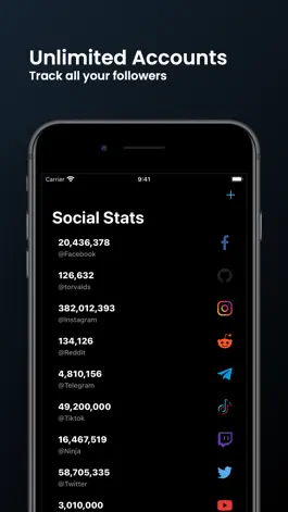 Game screenshot Social Stats Widget hack