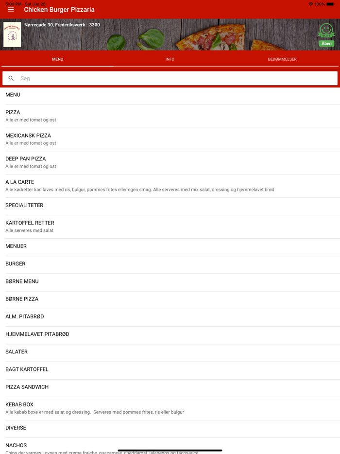 Chicken Burger Pizzaria