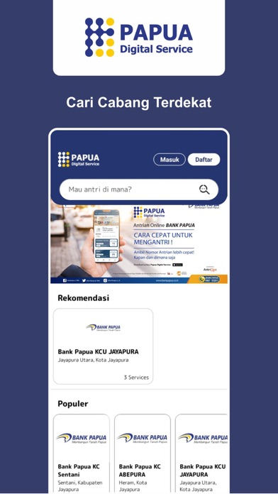 Papua Digital Service Screenshot