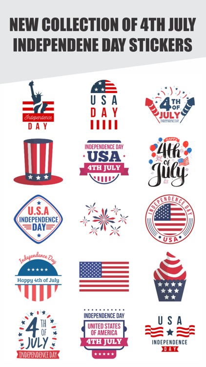 4th of July Stickers !!