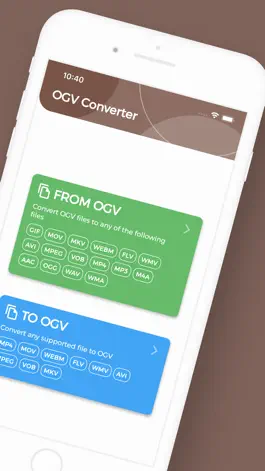 Game screenshot OGV Converter, OGV to MP4 apk