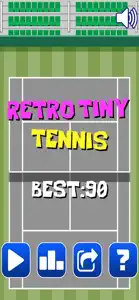 Retro Tiny Tennis screenshot #4 for iPhone