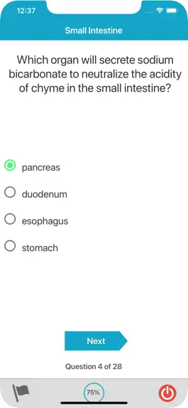 Game screenshot Digestive System Quizzes hack