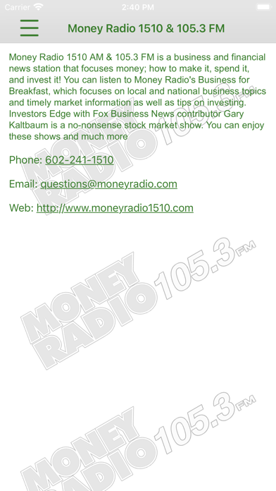 How to cancel & delete Money Radio 1510 & 105.3 from iphone & ipad 3