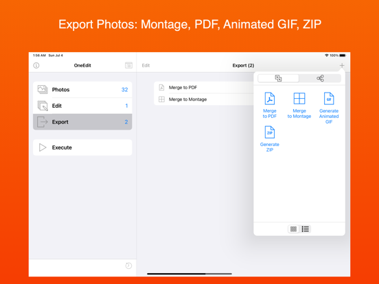 OneEdit Pro iPad app afbeelding 5