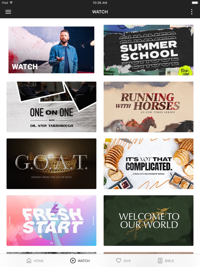 Rock City Church App