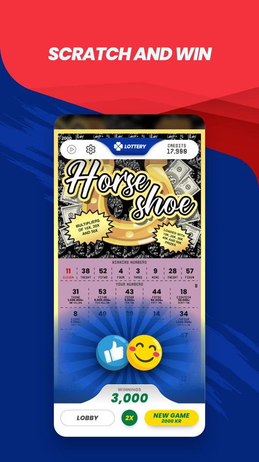 #5. Kaparos Instant Scratch Cards (iOS) Podle: Gengolia Ltd.