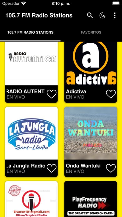 105.7 FM Radio stations Screenshot