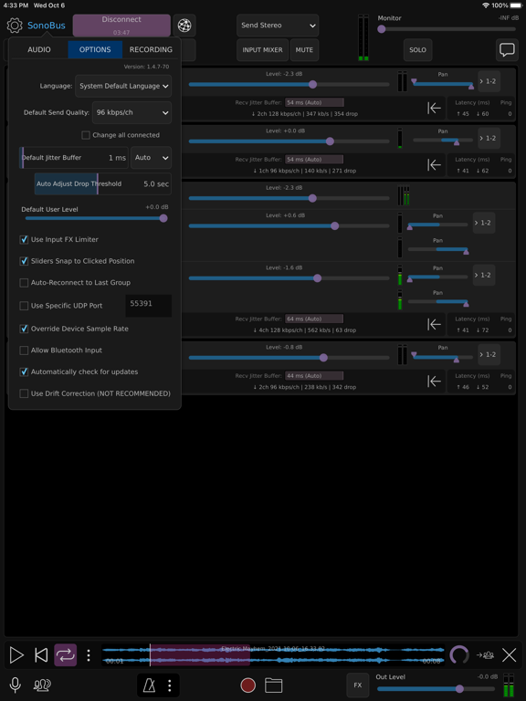 Screenshot #6 pour SonoBus