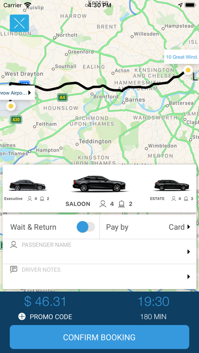 360 Airport Transfer Screenshot