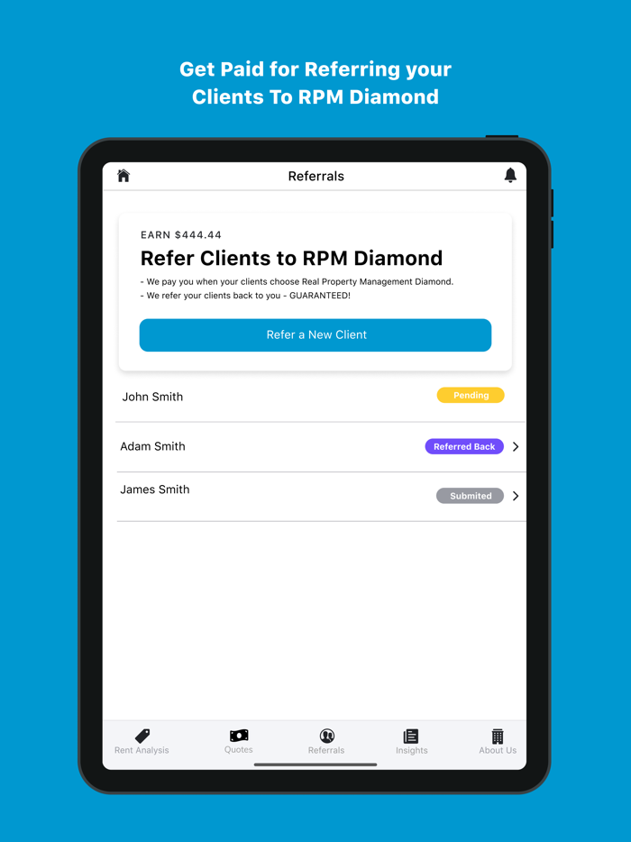RPM Diamond ReferApp