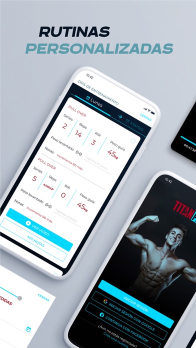 TitanFit - Entrenador Gym Screenshot